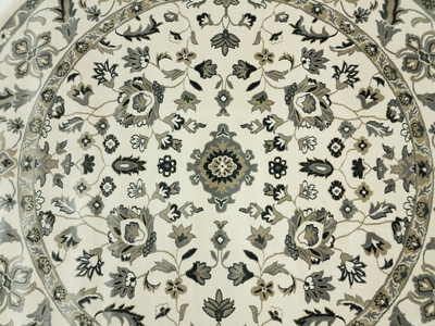Ottoman 079 CREAM/CREAM (Round)