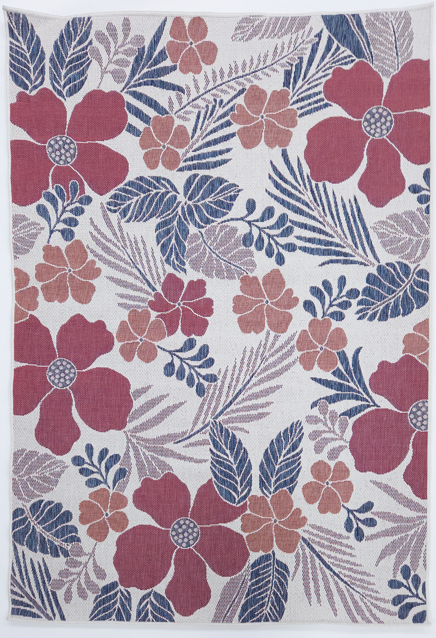 Flora 1136 Ecru S. Navy RED