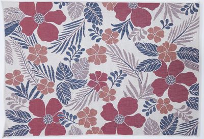 Flora 1136 Ecru S. Navy RED