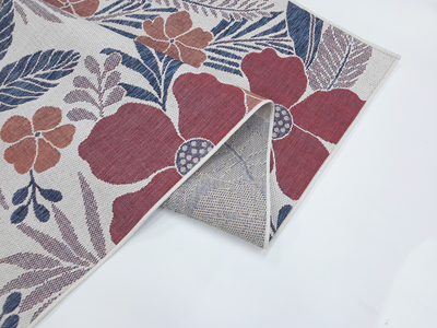 Flora 1136 Ecru S. Navy RED