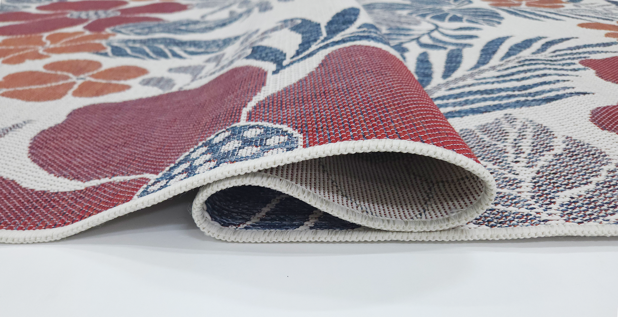 Flora 1136 Ecru S. Navy RED