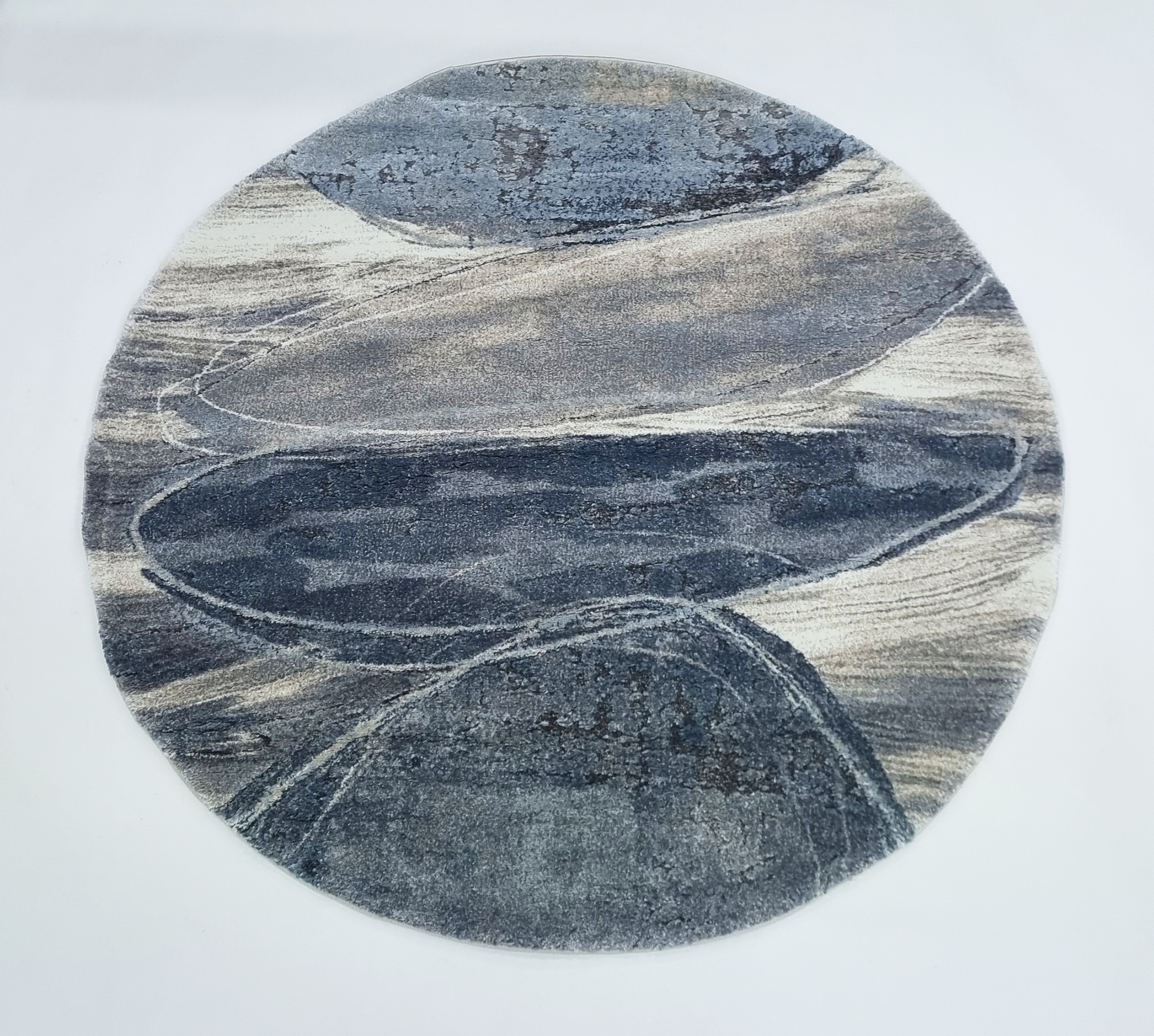 NIRVANA 2401 L.BLUE/CREAM (Round)