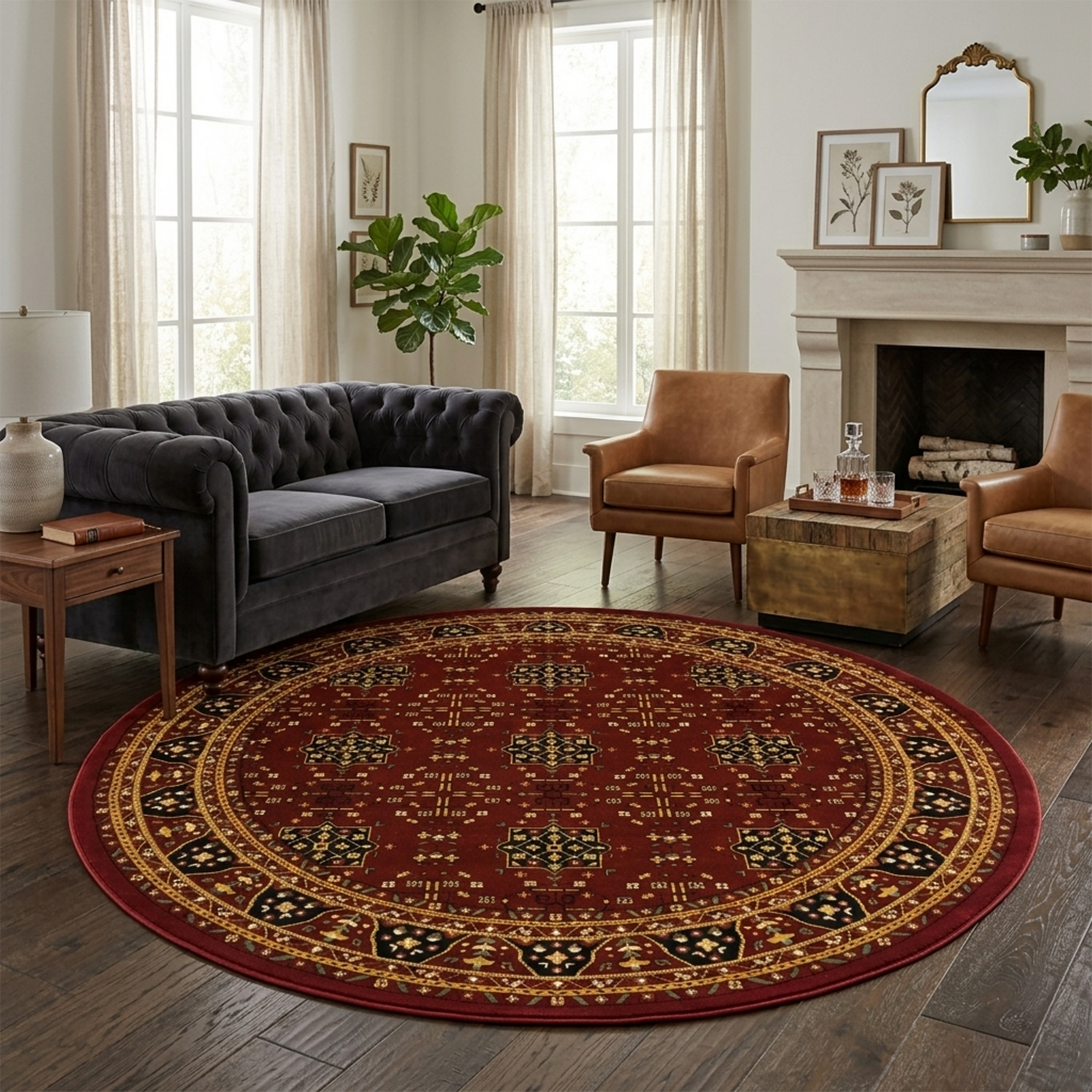 Ottoman 289 RED/RED