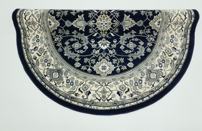 Ottoman 4379 NAVY/NAVY (Round)