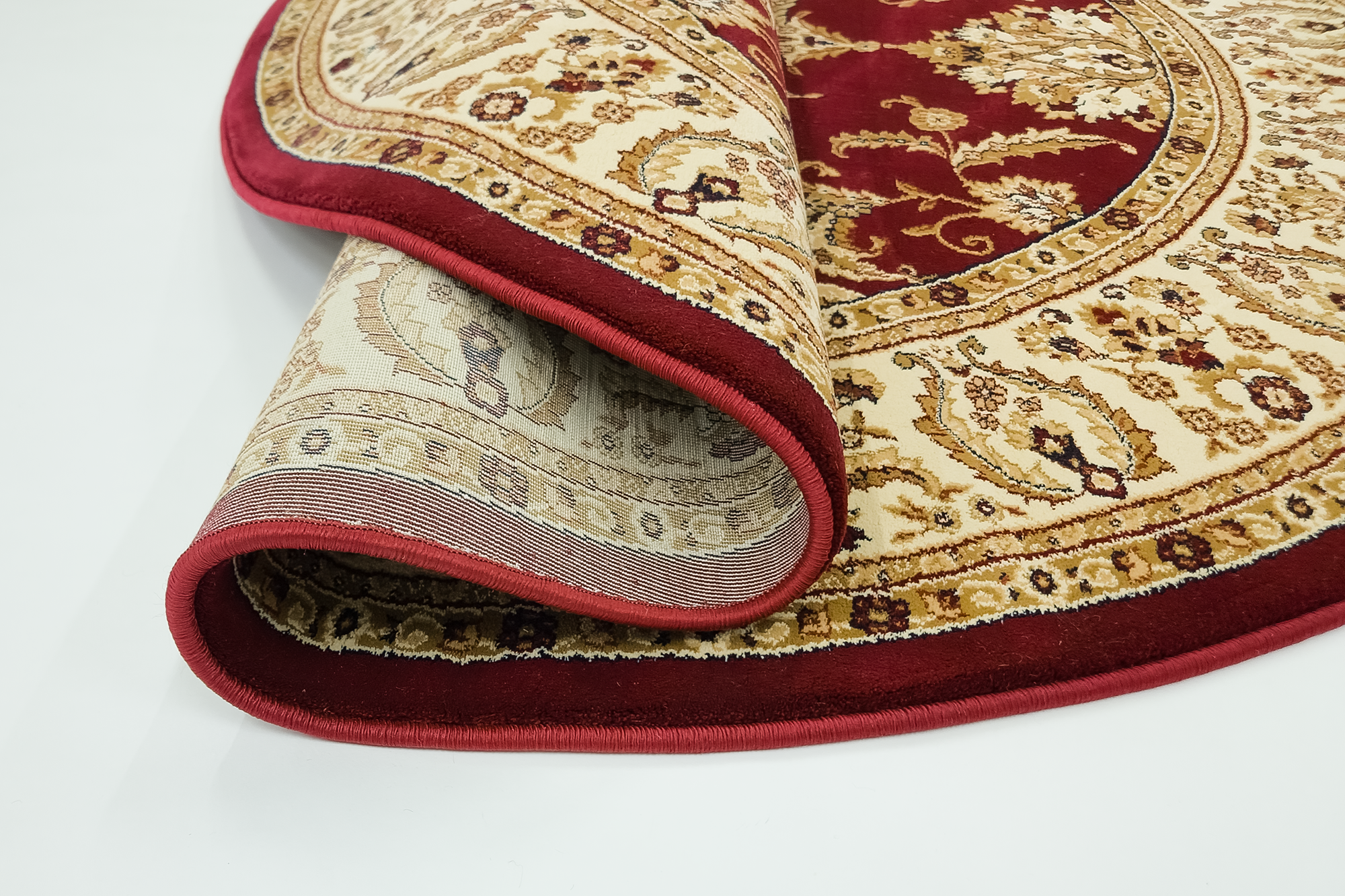 Ottoman 504 RED/RED (Round)