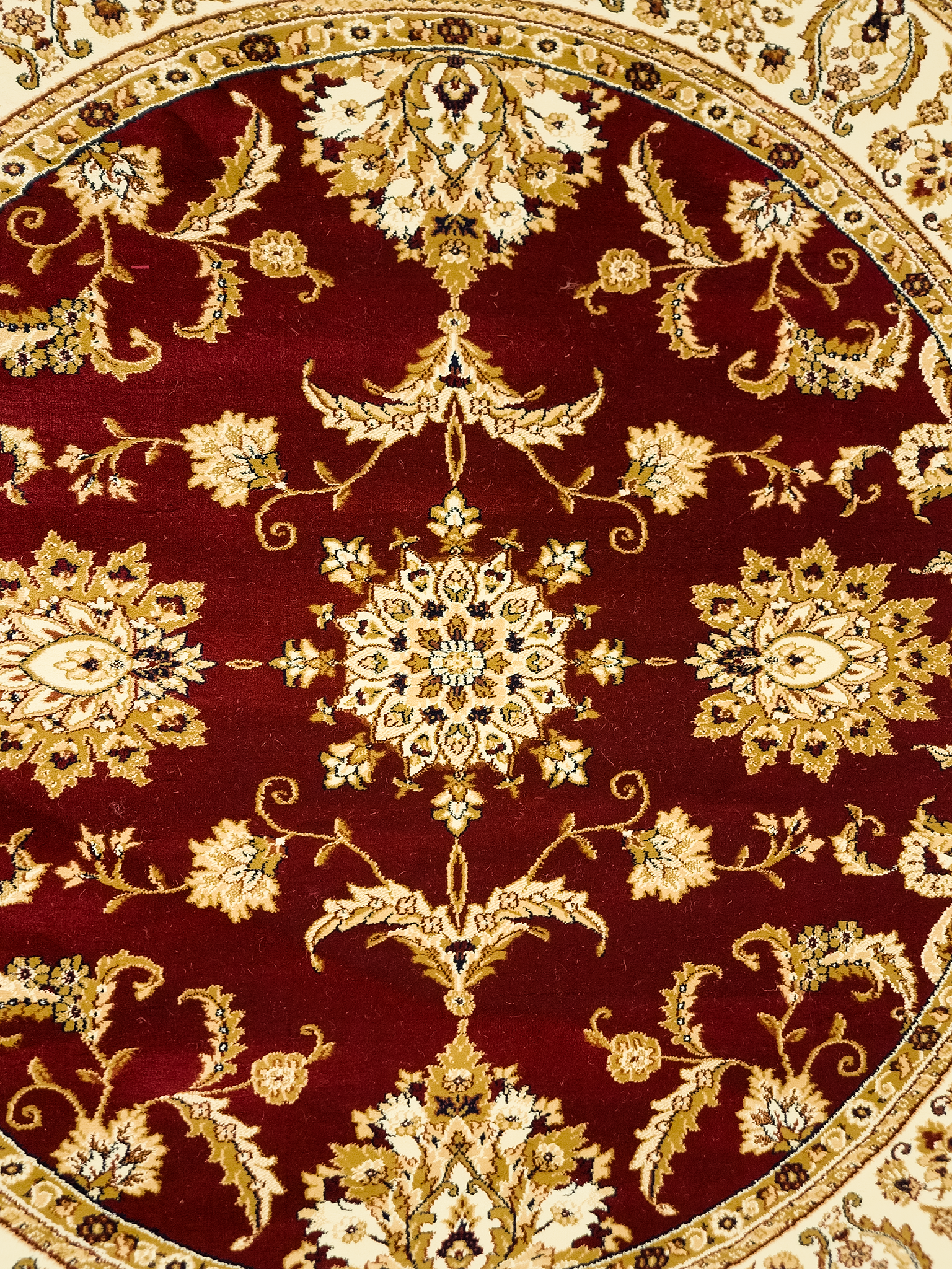 Ottoman 504 RED/RED (Round)