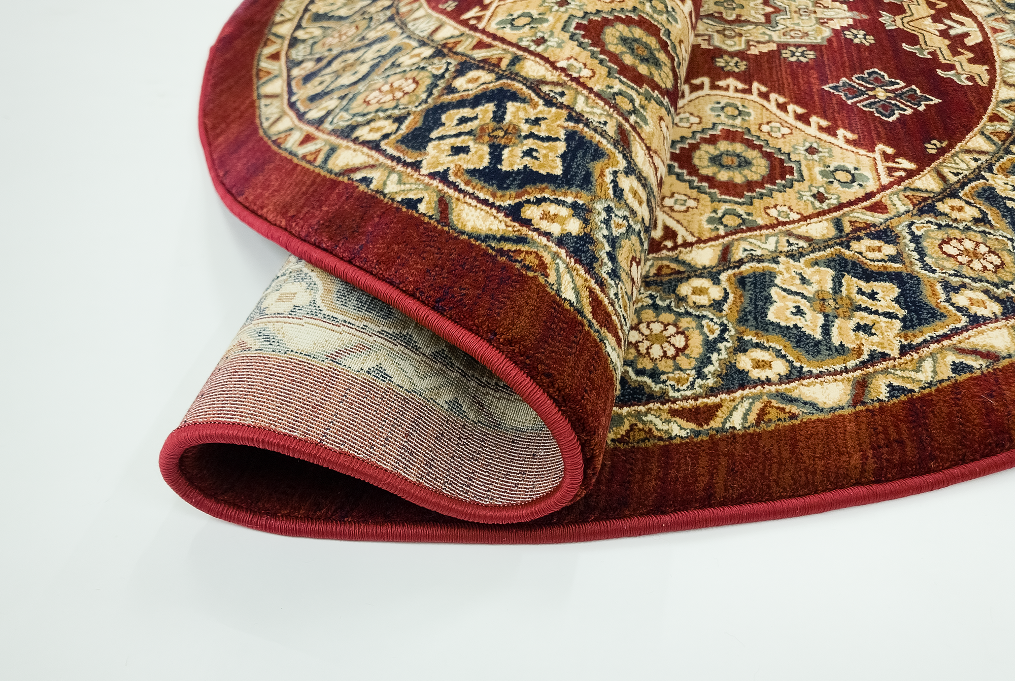 Ottoman 505 RED/RED (Round)