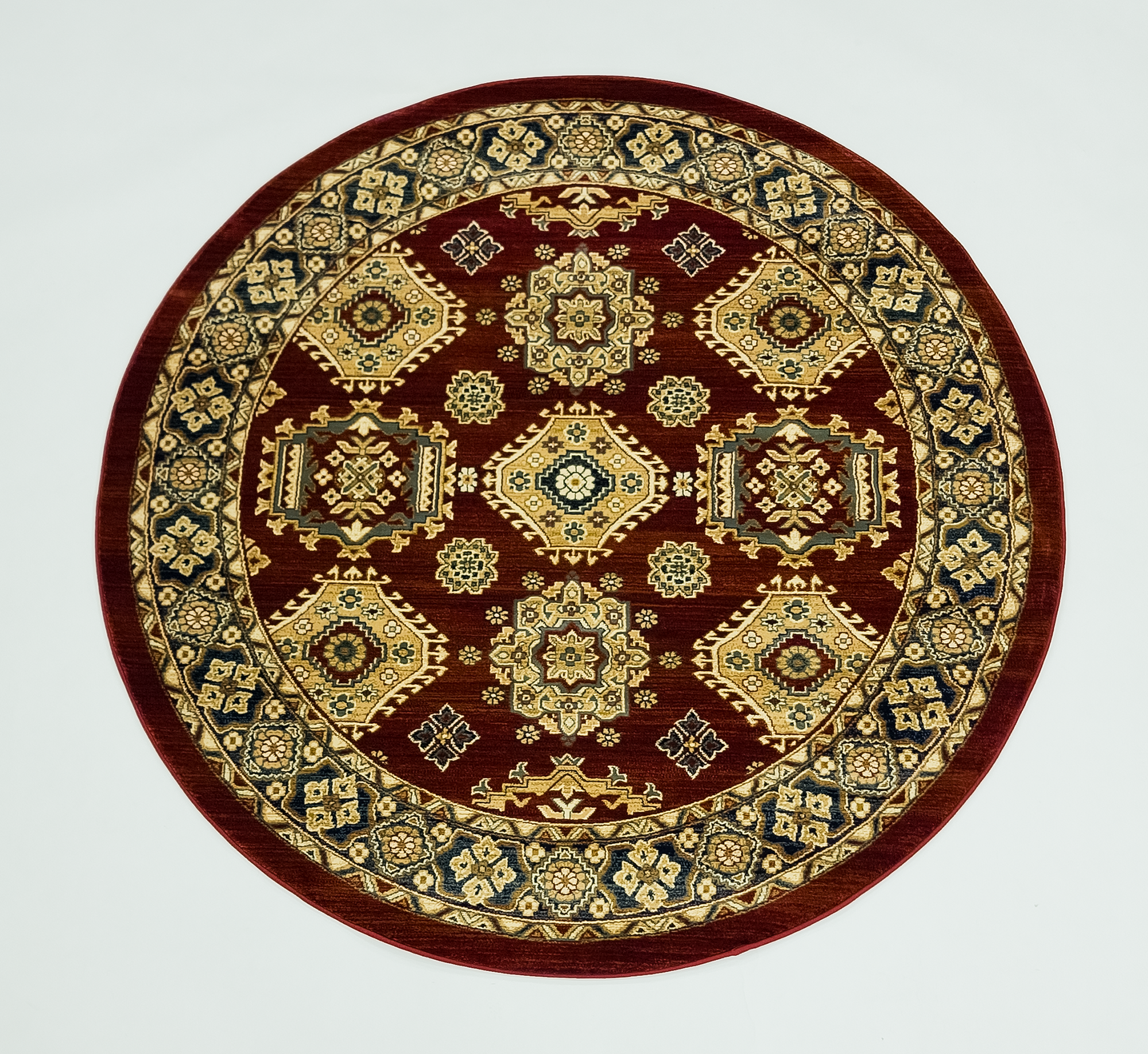 Ottoman 505 RED/RED (Round)
