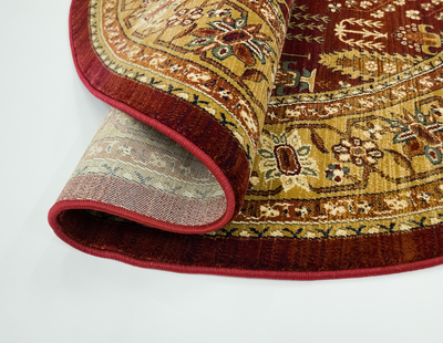 Ottoman 506 RED/RED (Round)