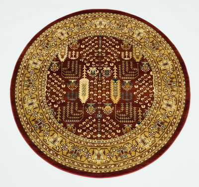 Ottoman 506 RED/RED (Round)