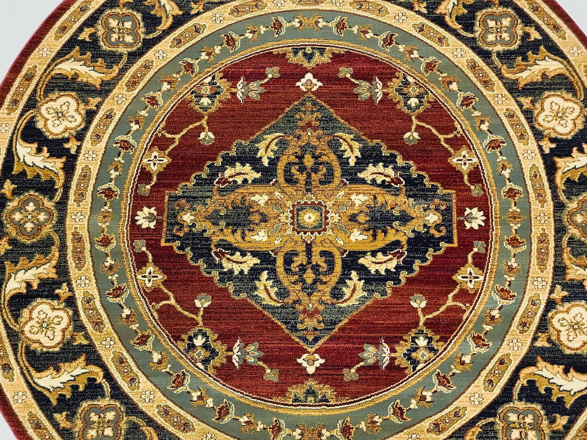 Ottoman 6432 RED/RED (Round)