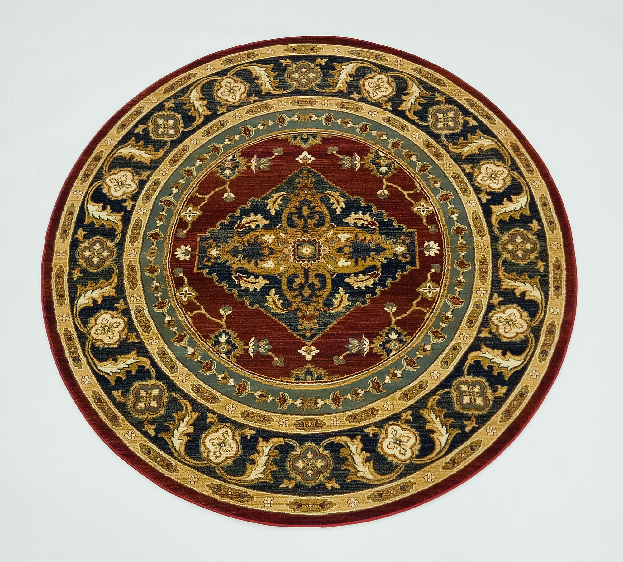 Ottoman 6432 RED/RED (Round)