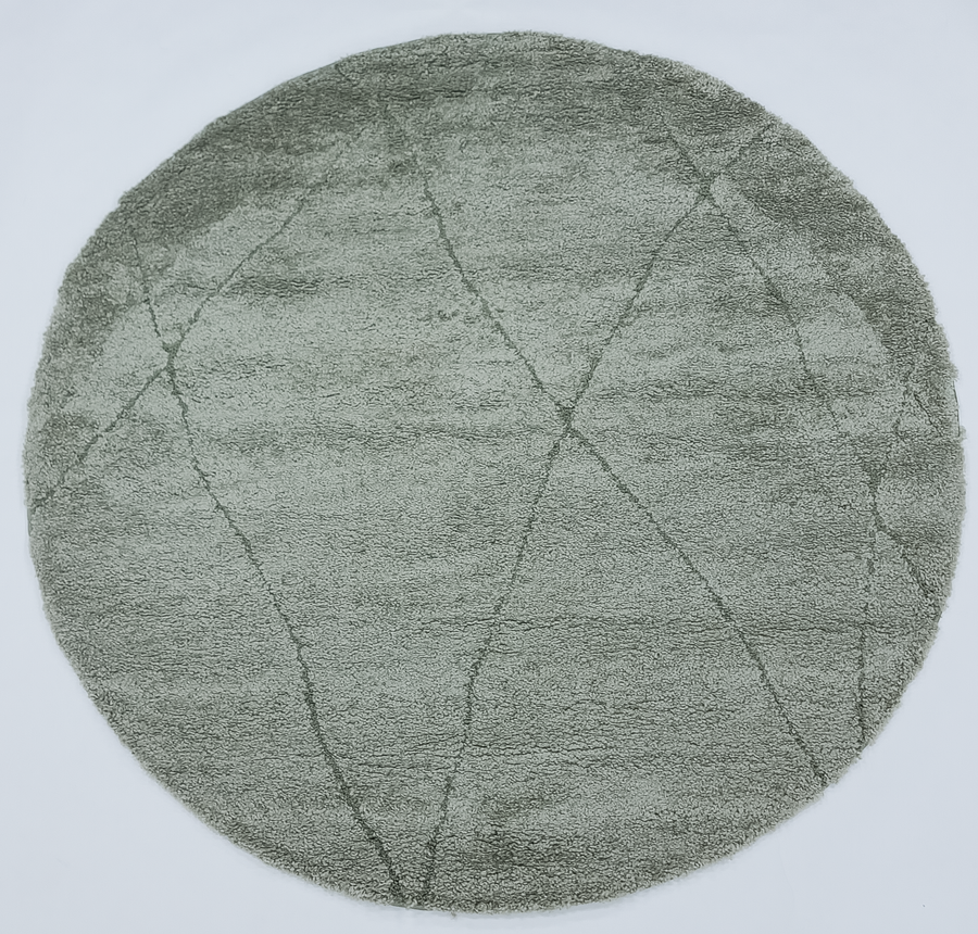 IDEAL SHAGGY 78541 340 GREEN (ROUND)