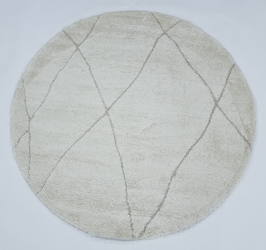 IDEAL SHAGGY 78541 360 CREAM (ROUND)
