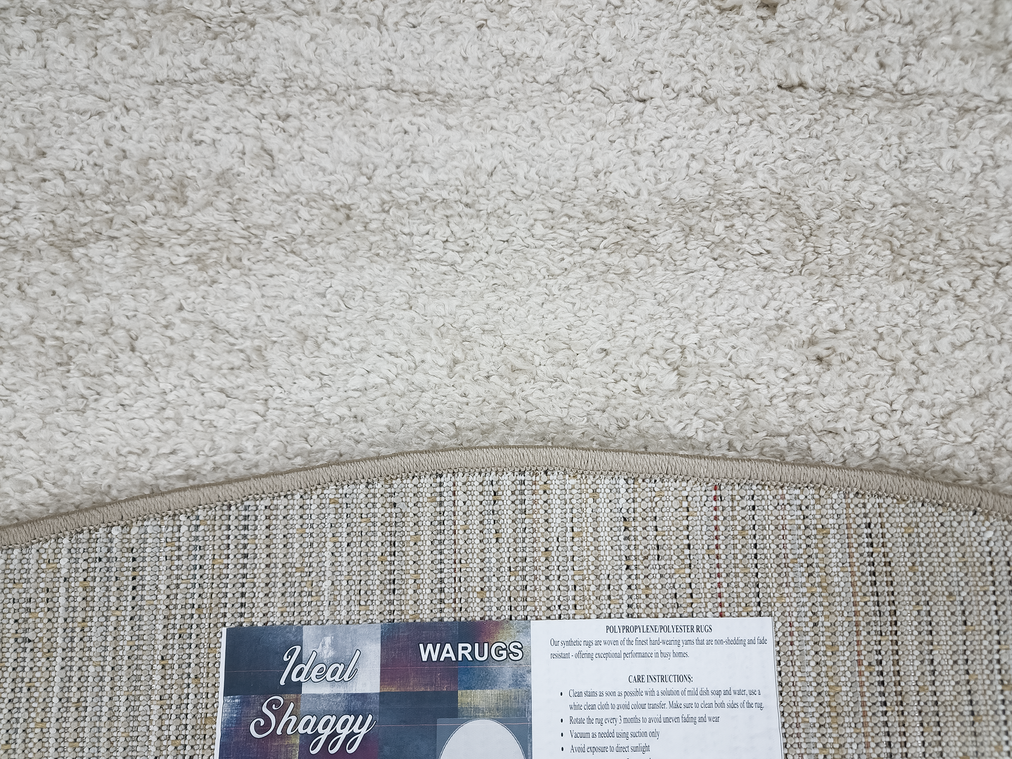 IDEAL SHAGGY 80261 70 BEIGE (ROUND)