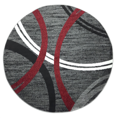 Alexa 815 DARK GREY/RED (ROUND)