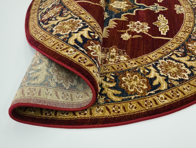 Ottoman 8583 RED/RED (Round)