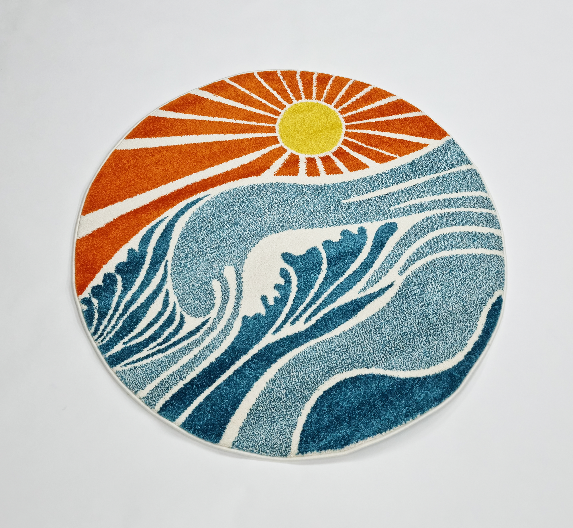 SUNDEA 858 CREAM/ORANGE (Round)