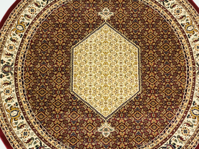 Ottoman 9052 RED/RED (Round)