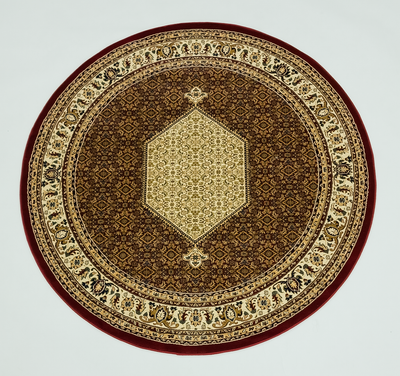 Ottoman 9052 RED/RED (Round)