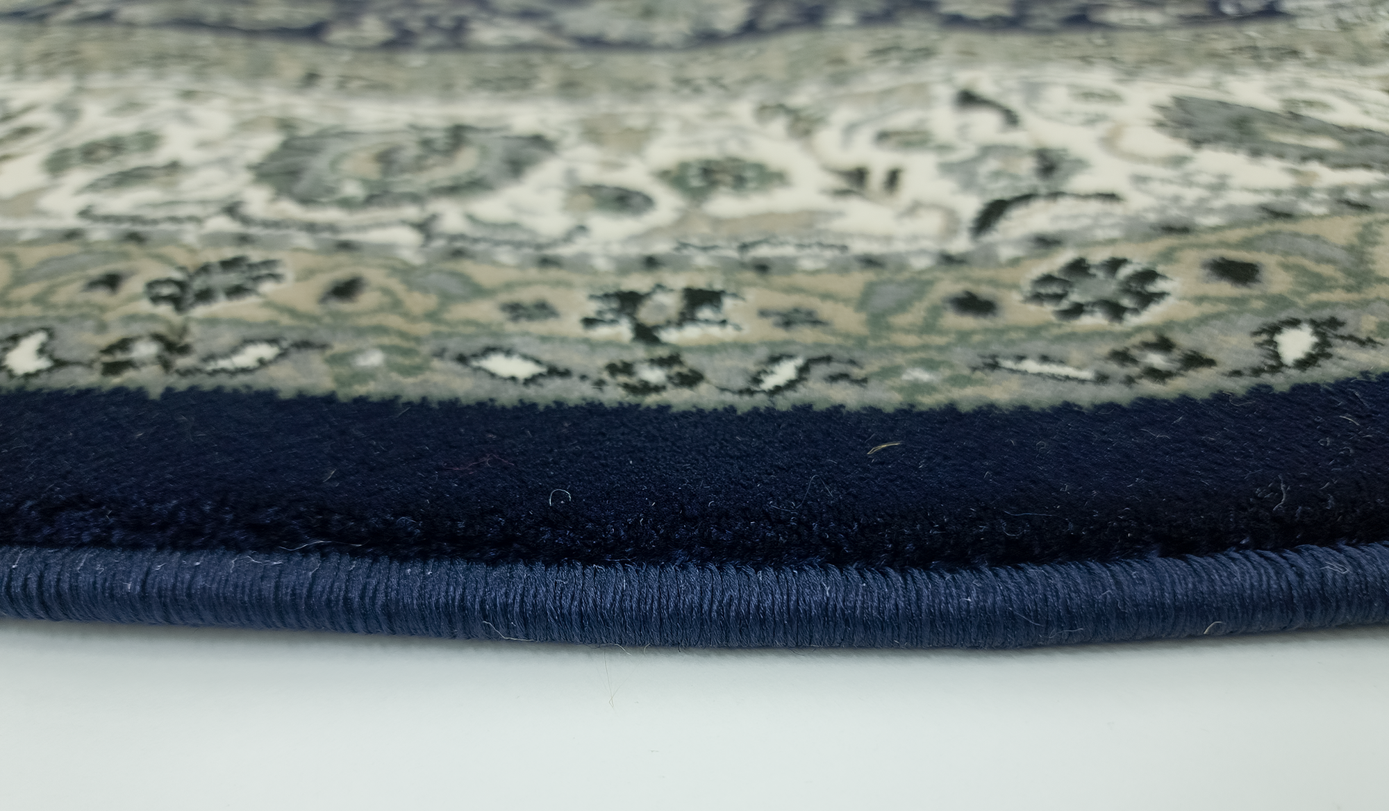 Ottoman 9063 NAVY/NAVY (Round)