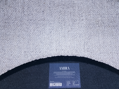 AMIRA GREY-WOOL & POLYESTER