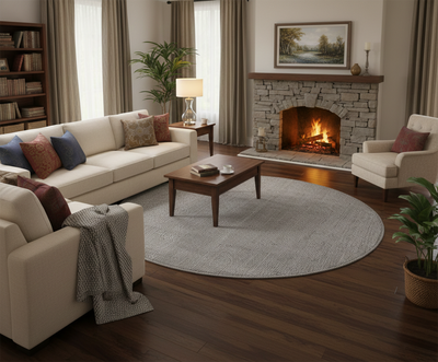 AMIRA GREY-WOOL & POLYESTER