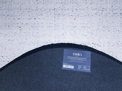 AMIRA SMOKE-WOOL & POLYESTER