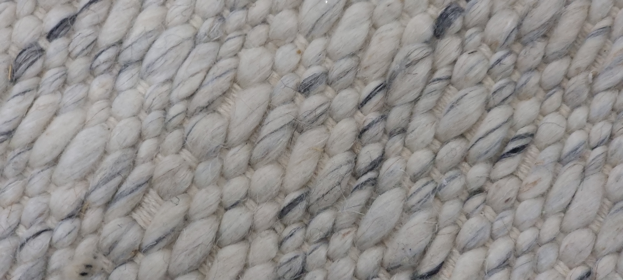 ASTRID IVORY NATURAL - WOOL & COTTON (Round)