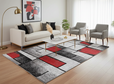 Alexa 814 DARK GREY/RED