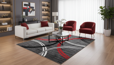 Alexa 815 DARK GREY/RED