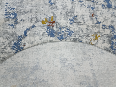 Boho 273 LIGHT GREY/MULTI (ROUND)