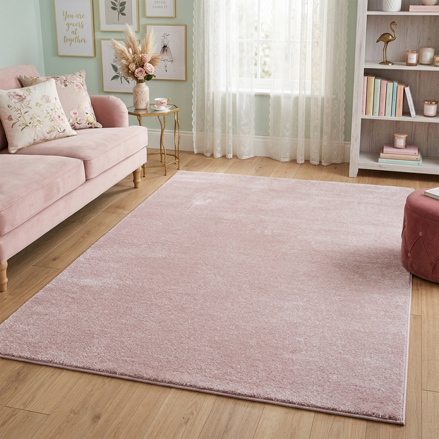 Frisee Plain Light Pink