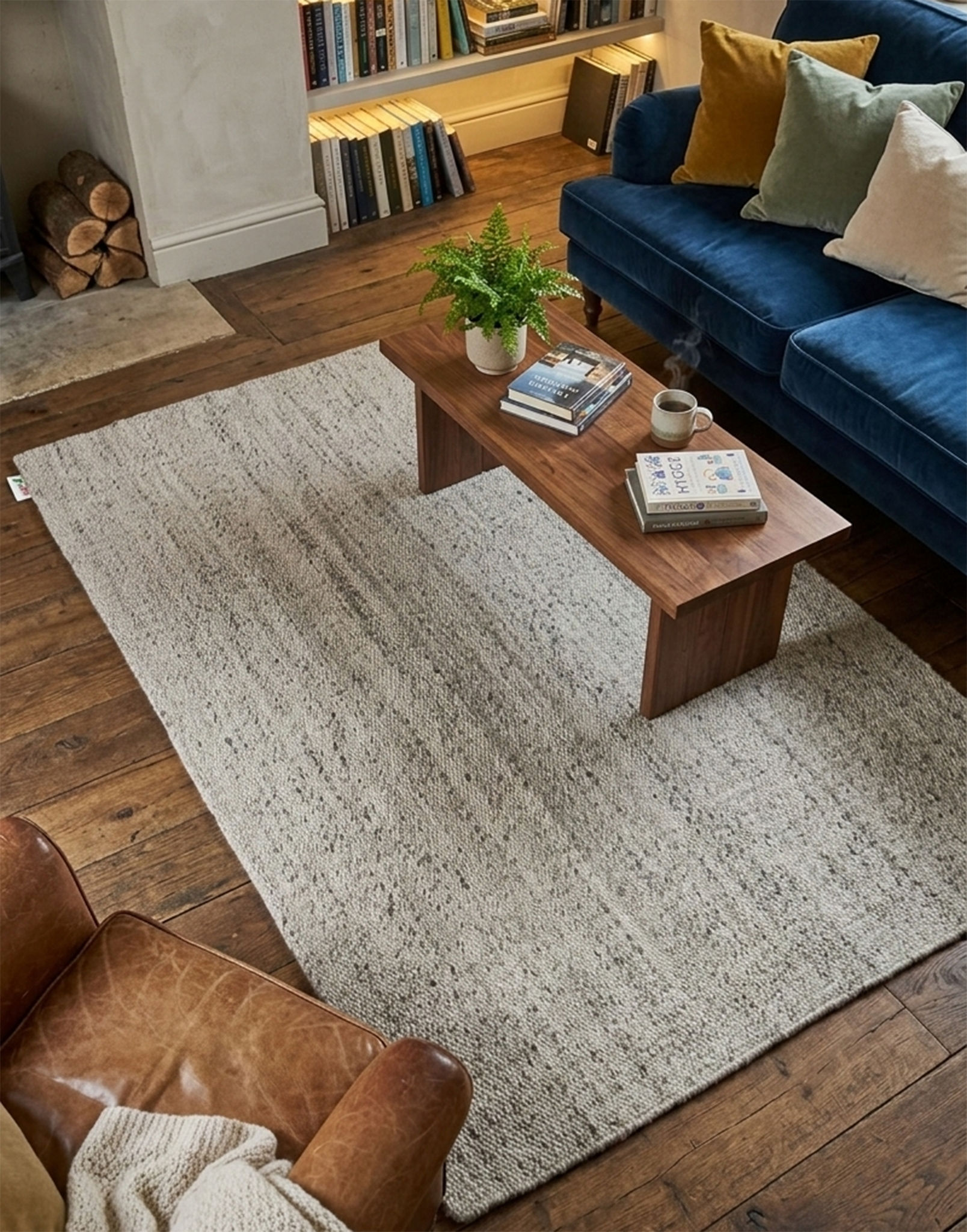 ASTRID IVORY NATURAL - WOOL & COTTON