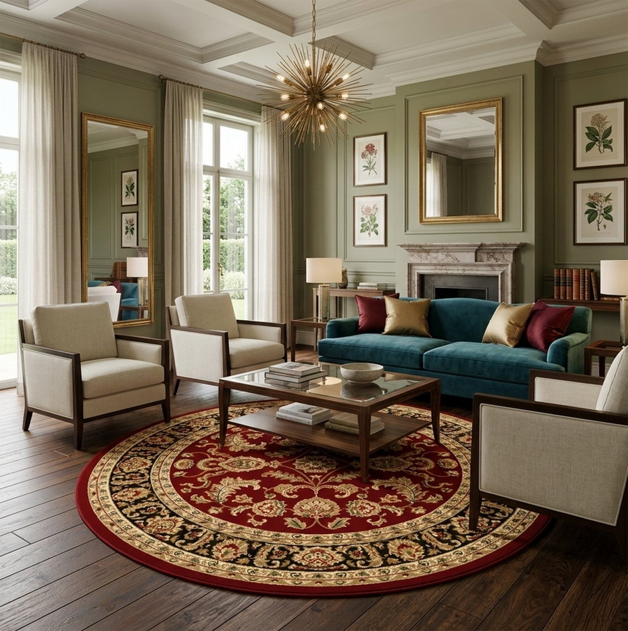 Julian 5 Red/Black (Round)