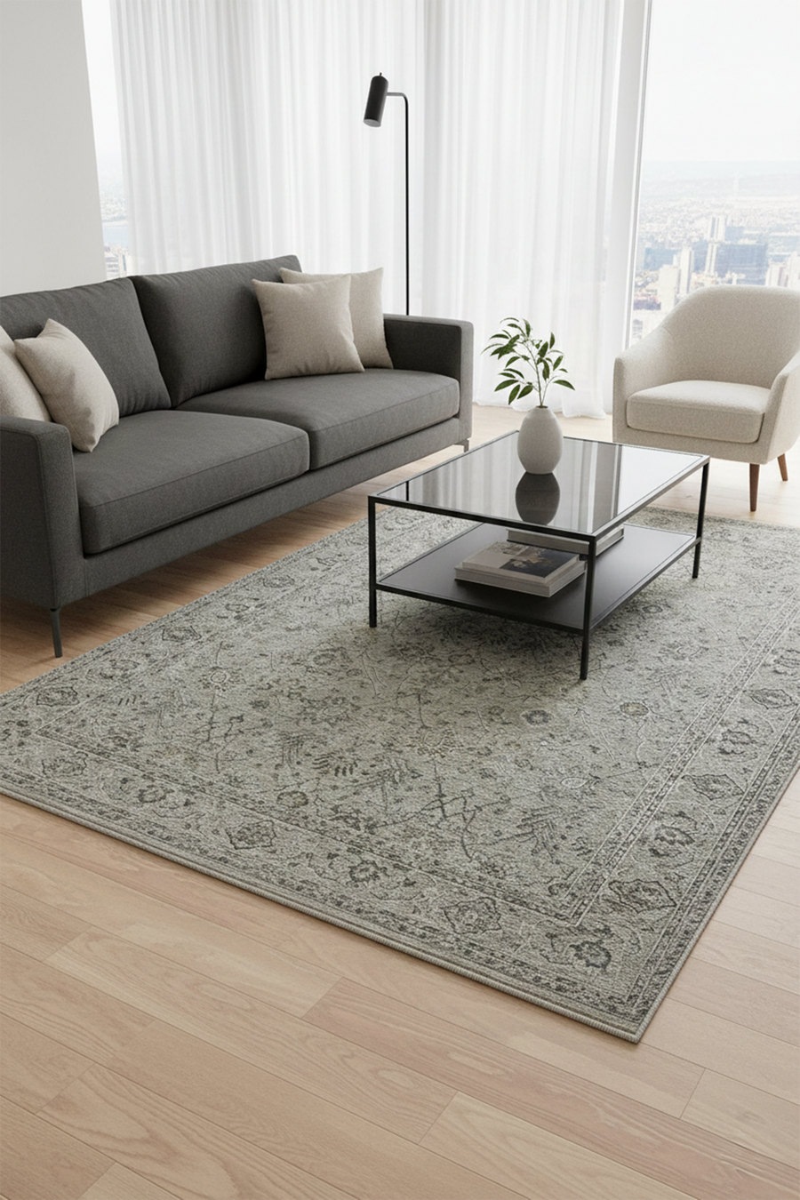 ROSALIE LD260A LIGHT GRAY