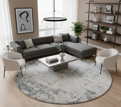 Lavina 297 GREY BLUE (Round)