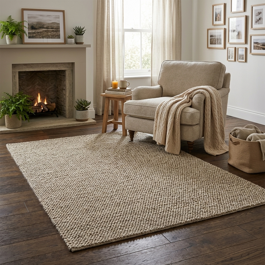Loops Camel (Wool Rug)