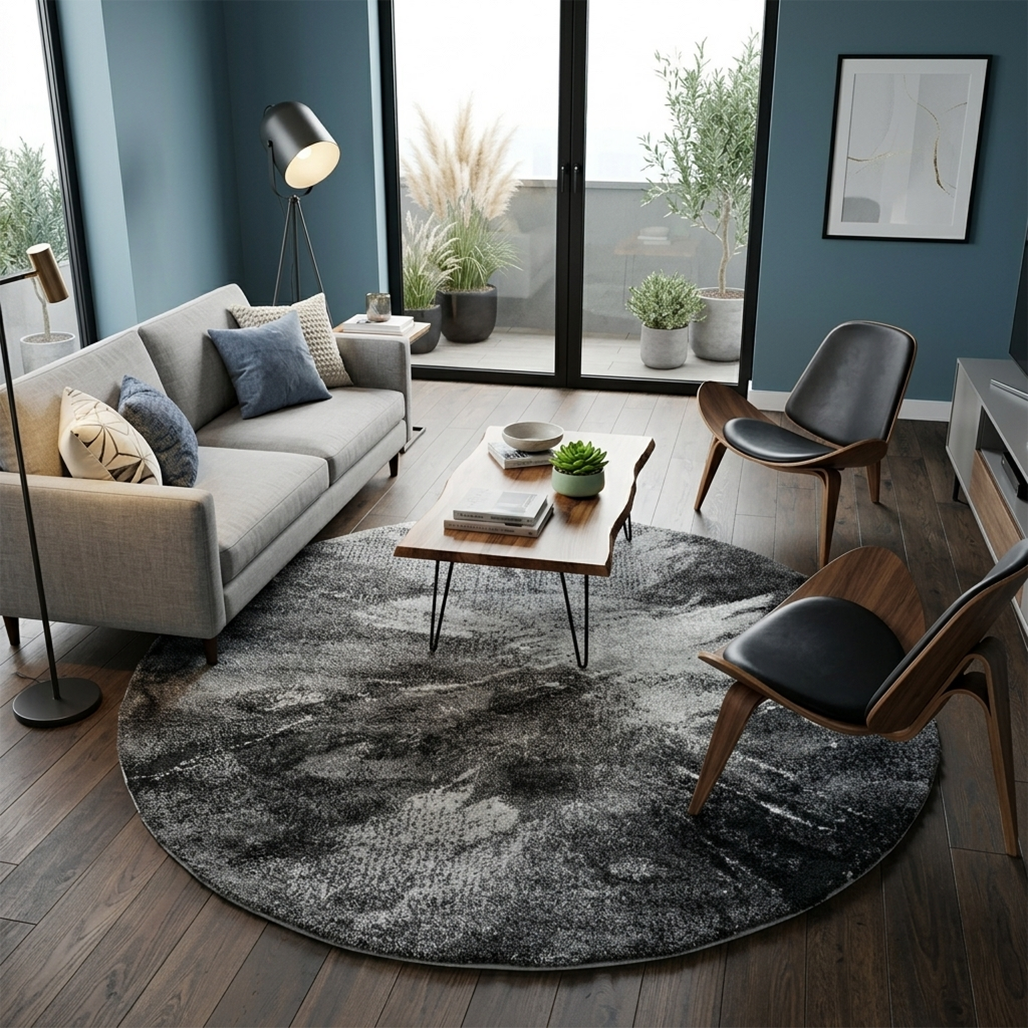 ROSIE N893A_MDB23 GREY / ANTHRACITE (Round)
