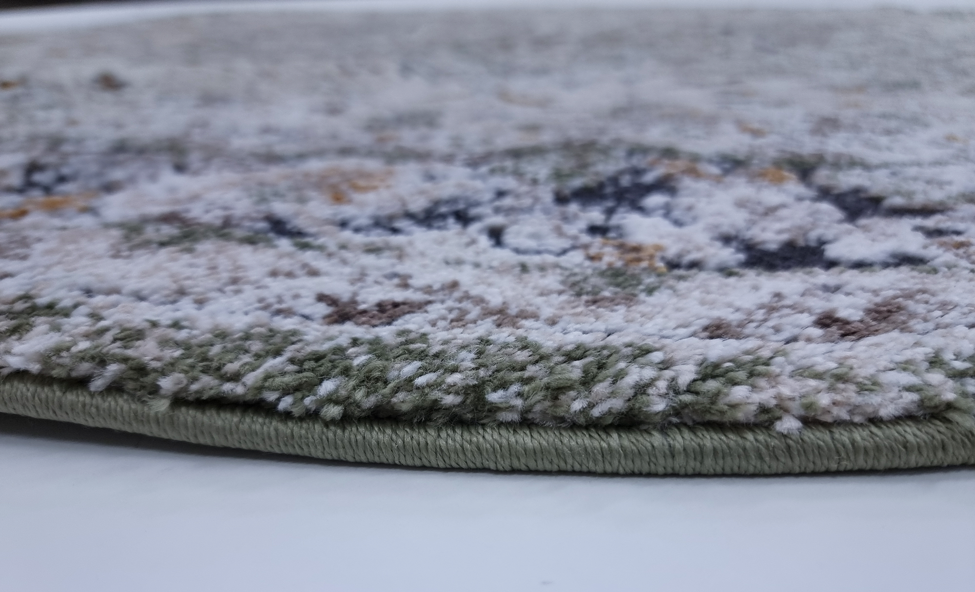 NIRVANA 1481 CREAM/GREEN (ROUND)