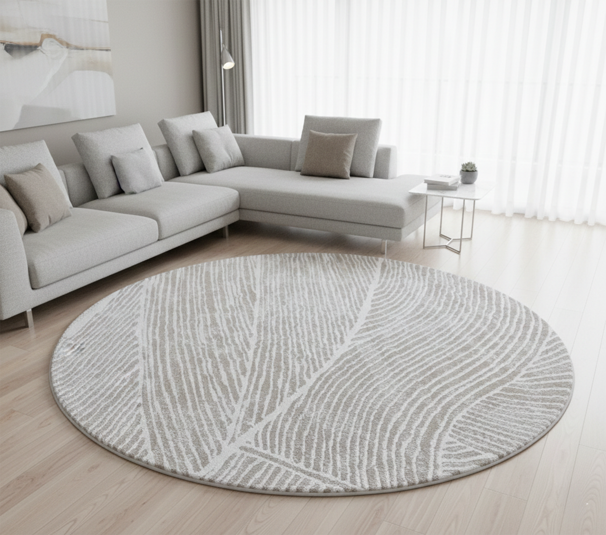 NIRVANA 1708 CREAM/KEMIK (ROUND)