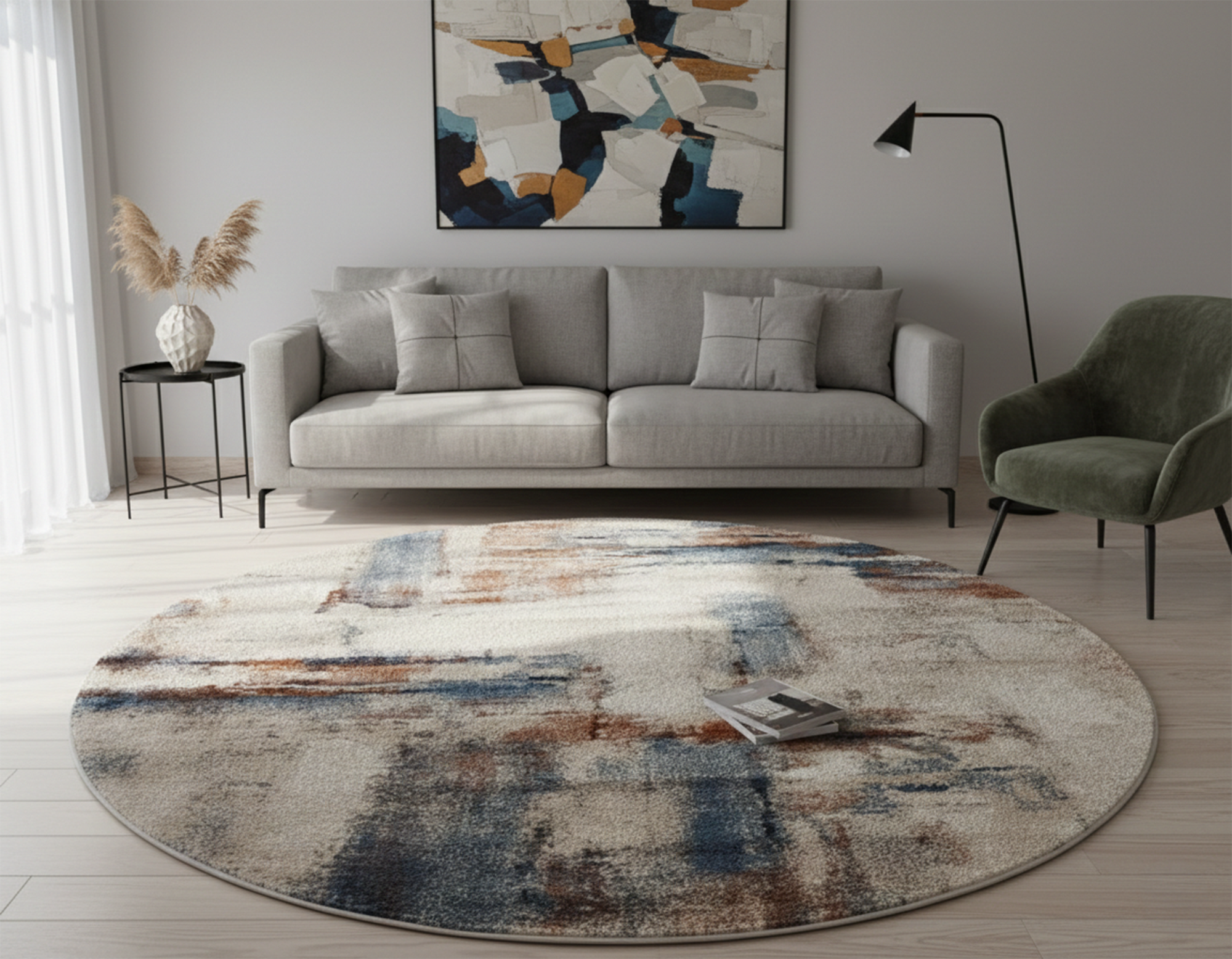 OASIS 150 BLUE/CREAM (Round)