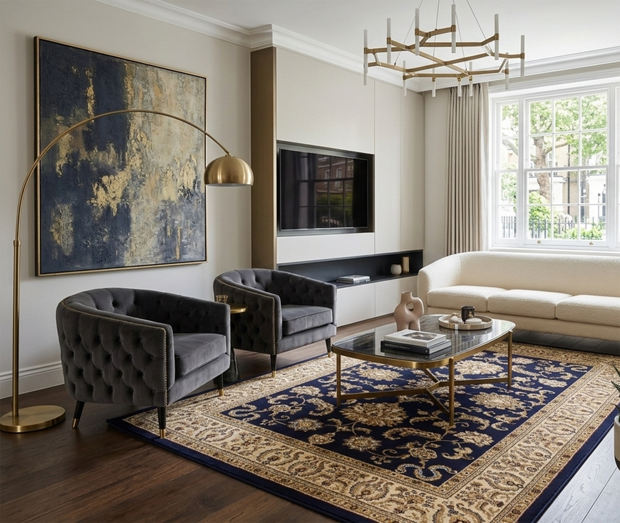 Ottoman 504 NAVY/NAVY