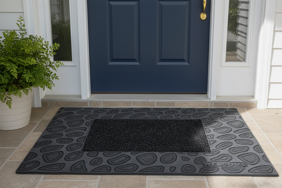 Outdoor PVC Door mat (Welcome A1 Black)