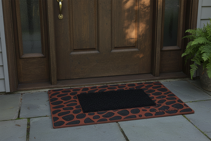 Outdoor PVC Door mat (Welcome A1 Brown)