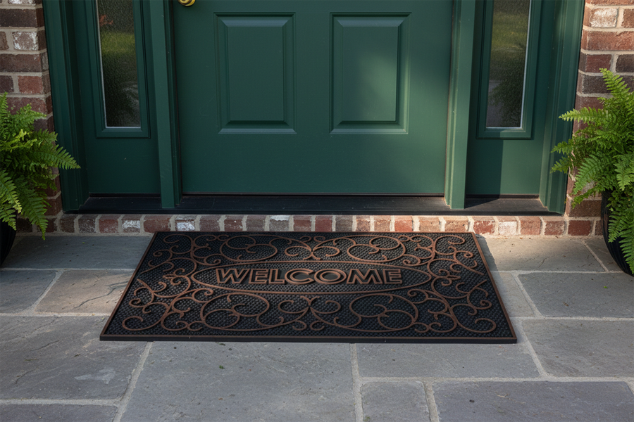 Outdoor PVC Door mat (Welcome A3 Brown)