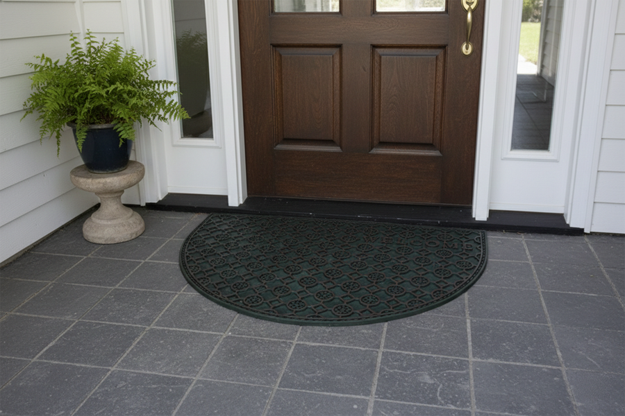 Outdoor PVC Door mat (Welcome B1 Brown Half moon)