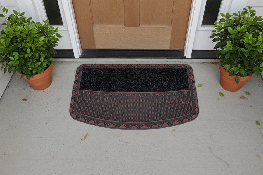 Outdoor PVC Door mat (Welcome C1 Brown)