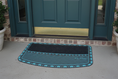 Outdoor PVC Door mat (Welcome C1 Turquoise)