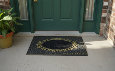 Outdoor PVC Door mat (Welcome D1 Gold)
